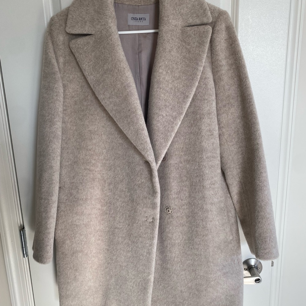 Cinzia Rocca Wool Blend Coat